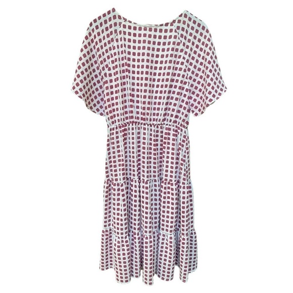 Fes Femme Squared Ruffle Dress | Size: L - Picture 3 of 6